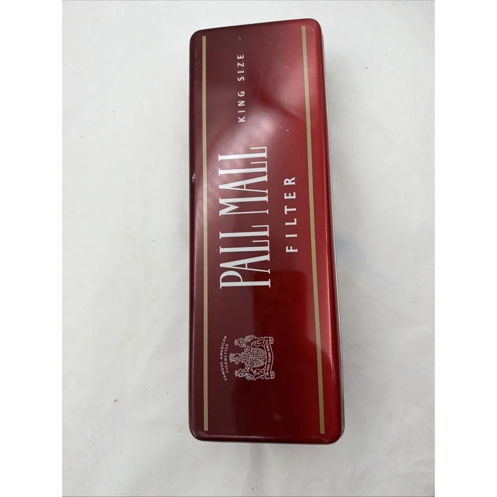 2 Vintage Pall Mall Cigarette Collectable Tins